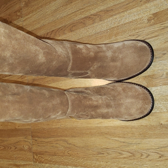 Coach Ombre Saddle Suede Heel Boot 5 nwt - Picture 7 of 9